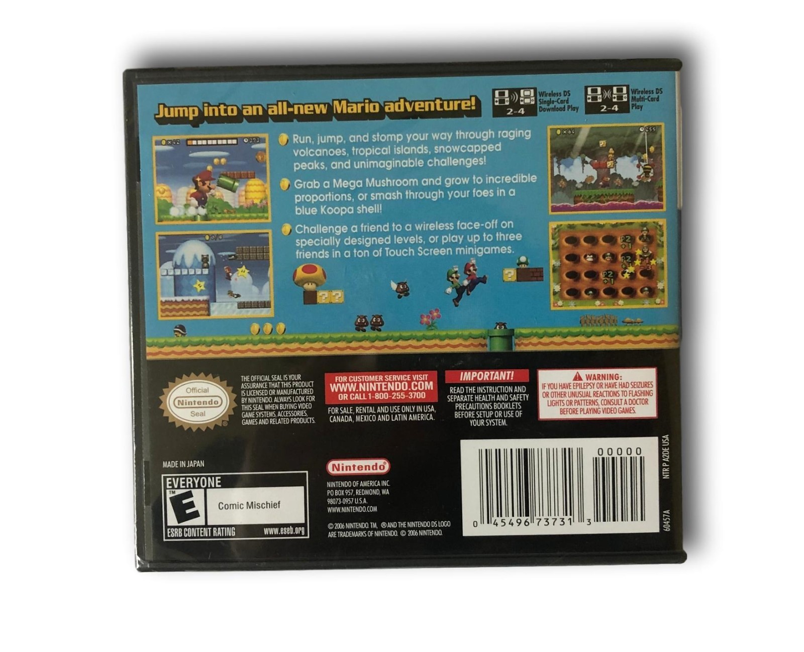 Brand New Sealed New Super Mario Bros – Nintendo DS Free Shipping