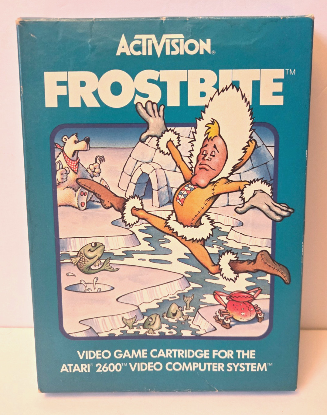 Frostbite (Atari 2600, 1983) Activision Box & Game Only No Manual TESTED & WORKS