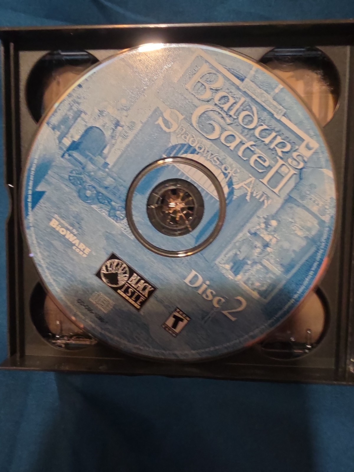 Baldur’s Gate 2 II: Shadows of Amn (PC, 2000) 4 Disc Set VG Complete Rare