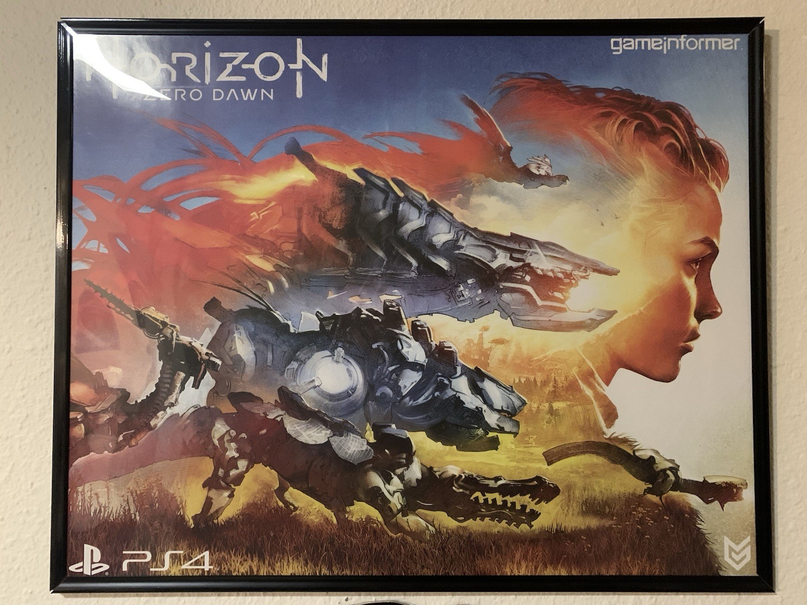 Horizon PS4 Aloy double-sided poster FRAMED 20” x 14“￼