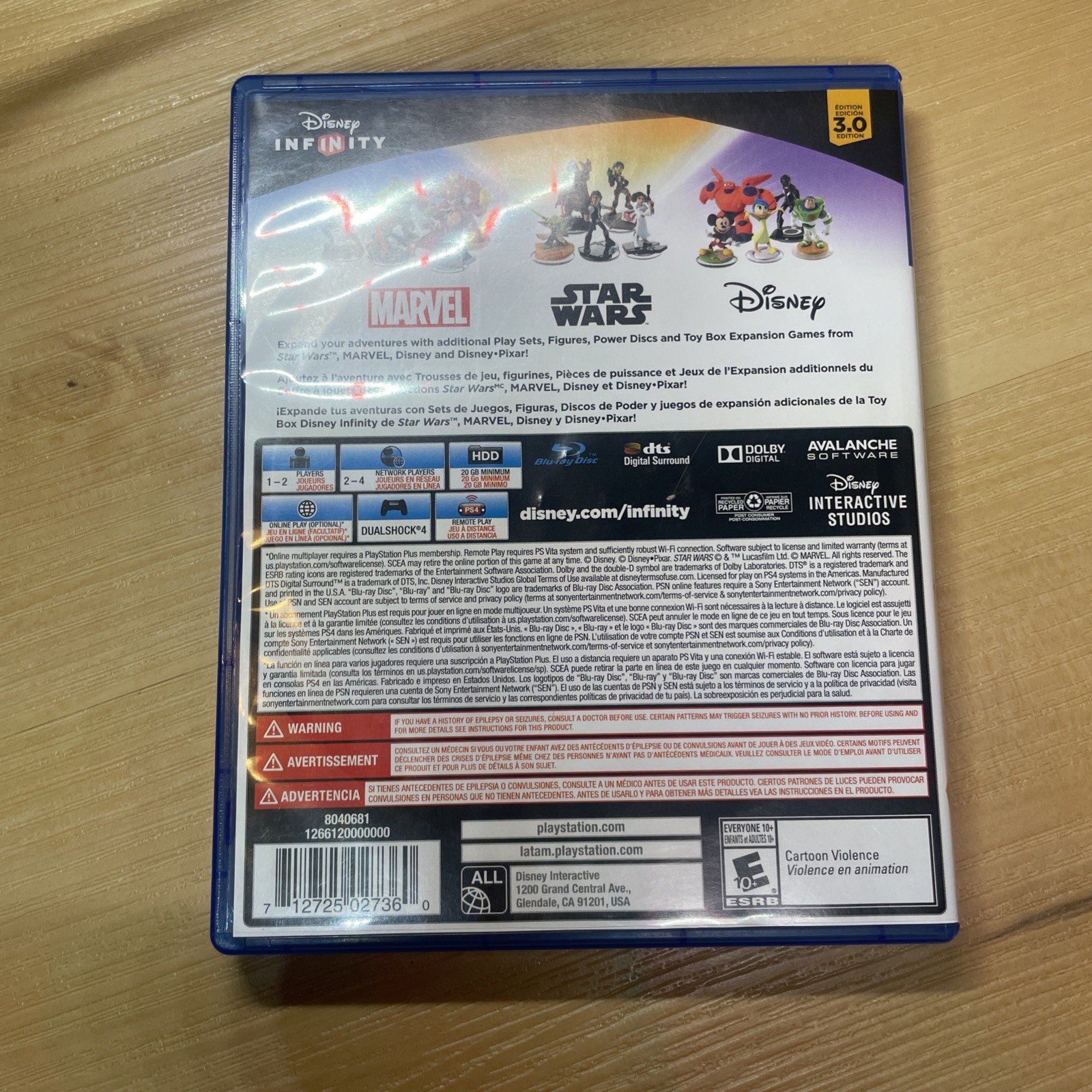 Disney Infinity 3.0 Edition (Sony PlayStation 4, 2015) PS4 Complete CIB Pristine