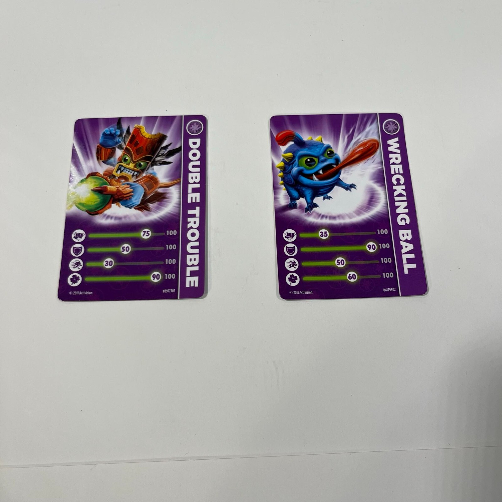 Skylanders Spyro’s Adventure Stat Cards – Lot of 23 Cards