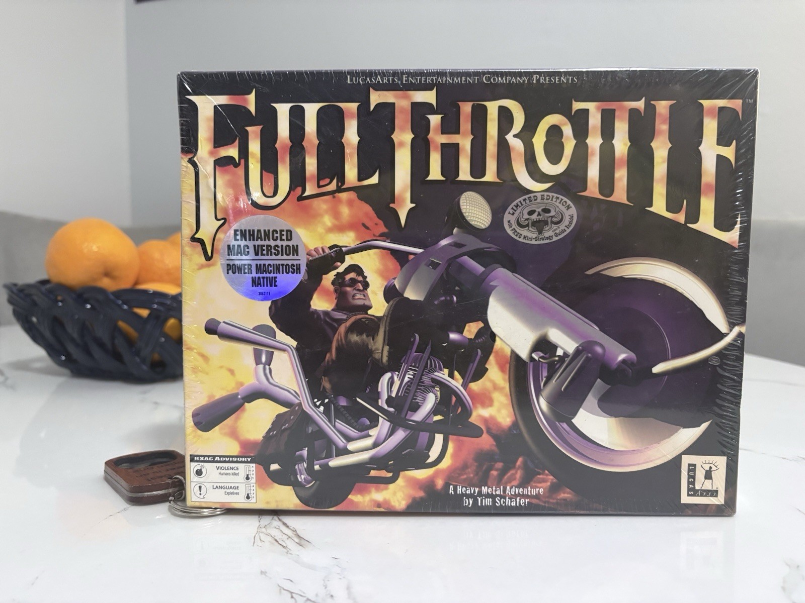 LucasArts Full Throttle Limited Edition Enhanced Mac Power Macintosh
