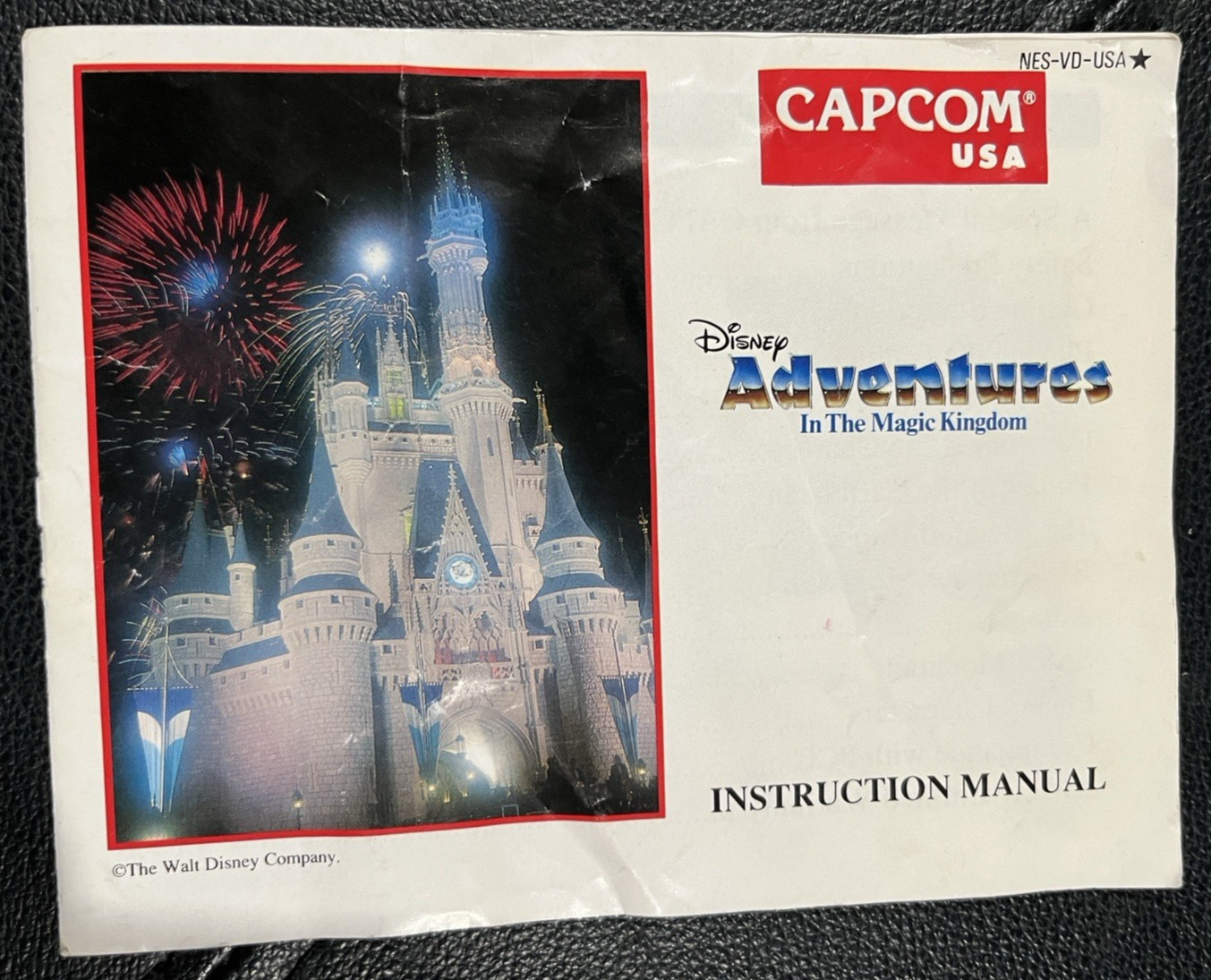 Disney Adventures in the Magic Kingdom NES with Manual & Sleeve Tested & Working
