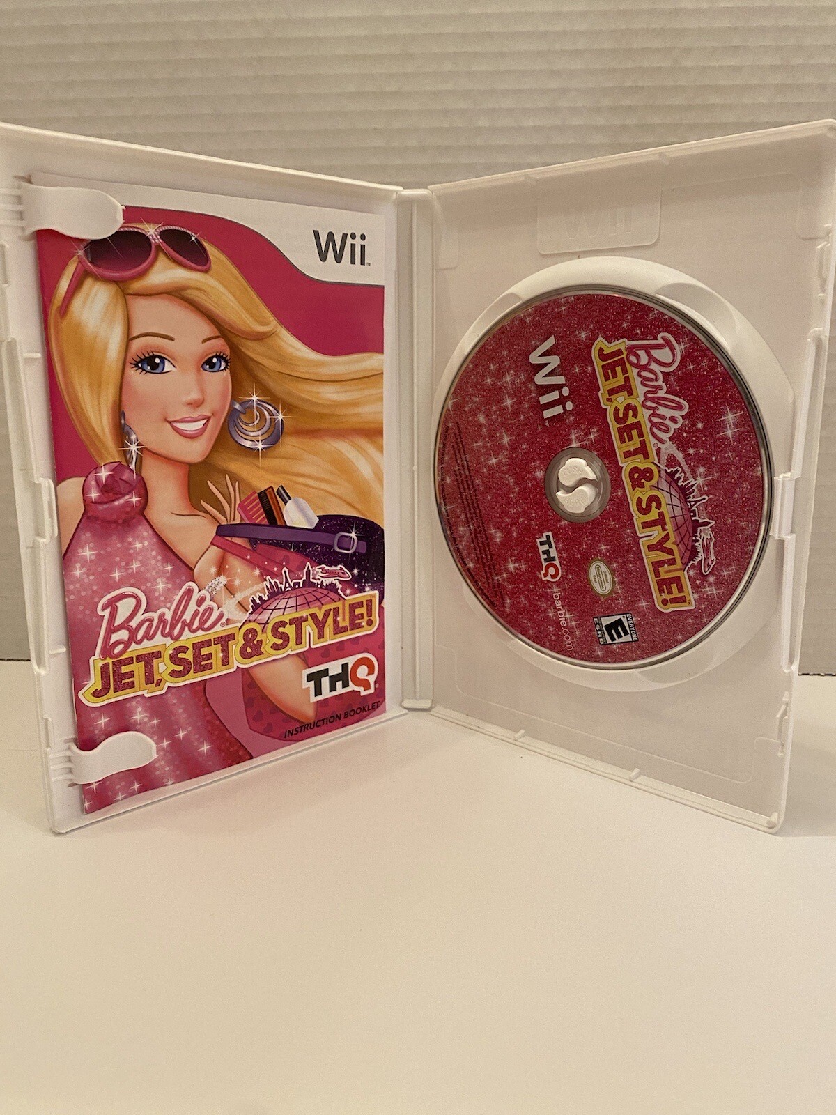 Barbie: Jet, Set & Style (Nintendo Wii, 2011) Authentic Complete With Manual CIB