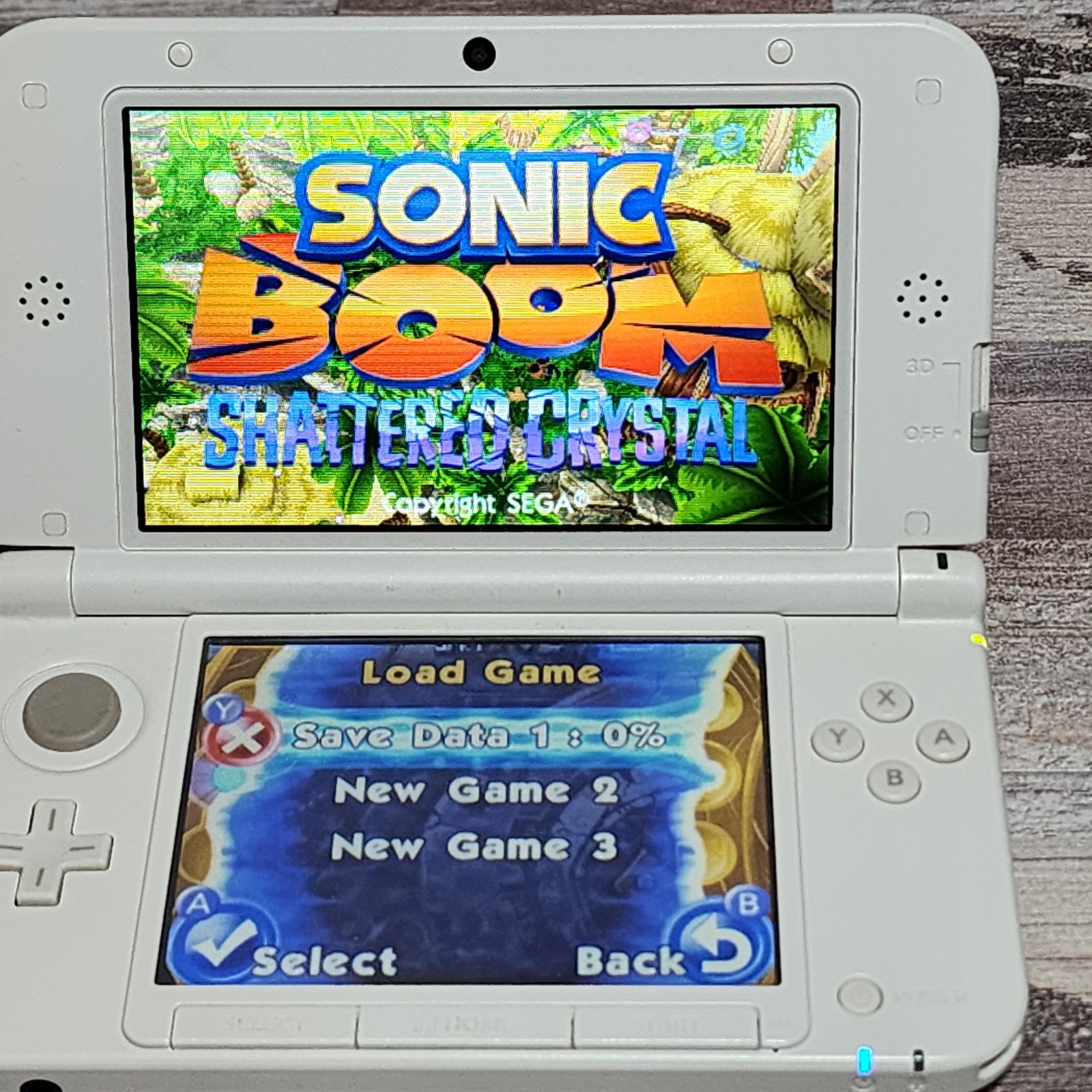 Sonic Boom: Shattered Crystal (Nintendo 3DS, 2014) Authentic Tested Game