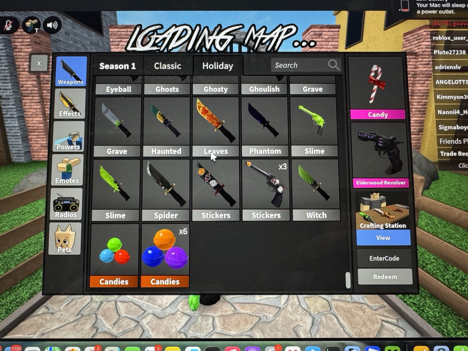 Roblox MM2 Murder Mystery 2 Items, COLLECTIBLES and GODLIES