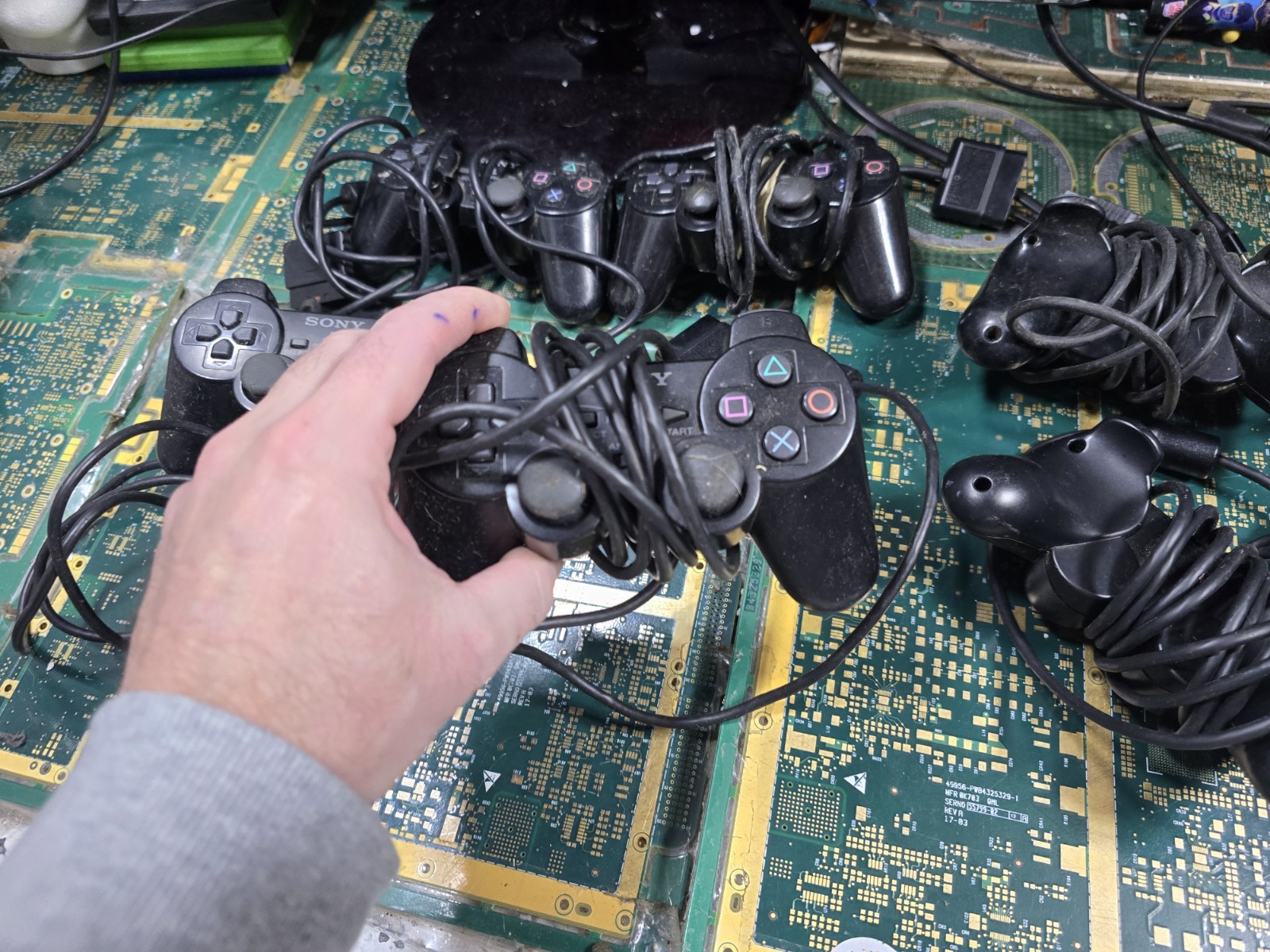 Sony PS2 Original DEFECTIVE DONOR EXACT LOT #3-Controller-CRUDE-DIRT-RUST-PARTS