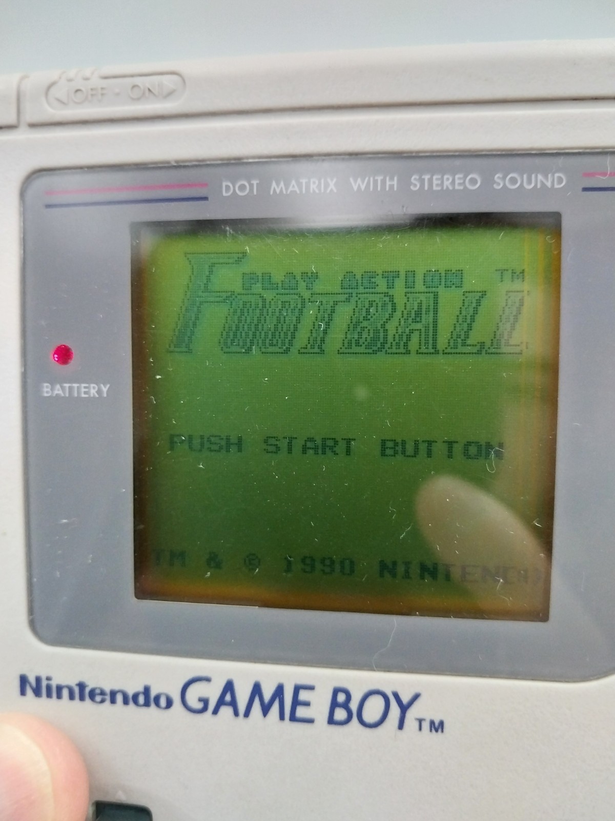 Nintendo Game Boy Original System DMG-01 Gray Bundle w/ 5 Games Cleaned & TESTED