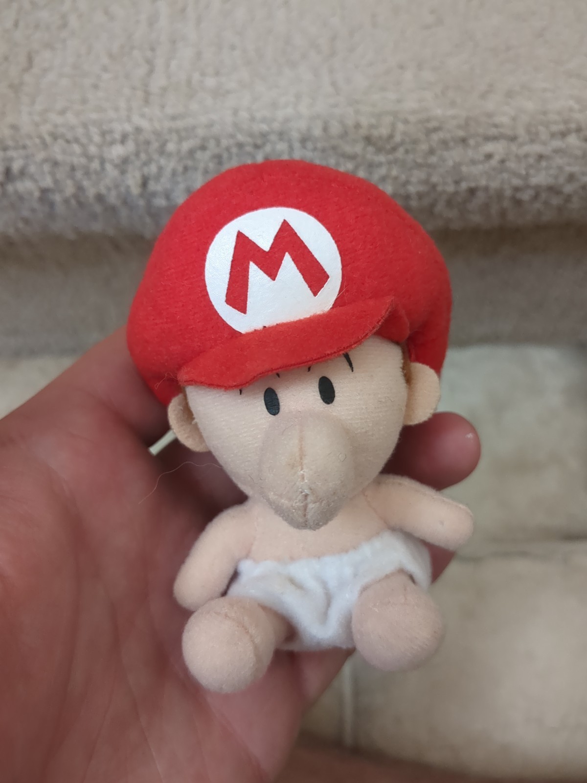 Yoshi Island Baby Luigi Plush Keychains 2006 Nintendo Rare Japan Prize Toy Mario