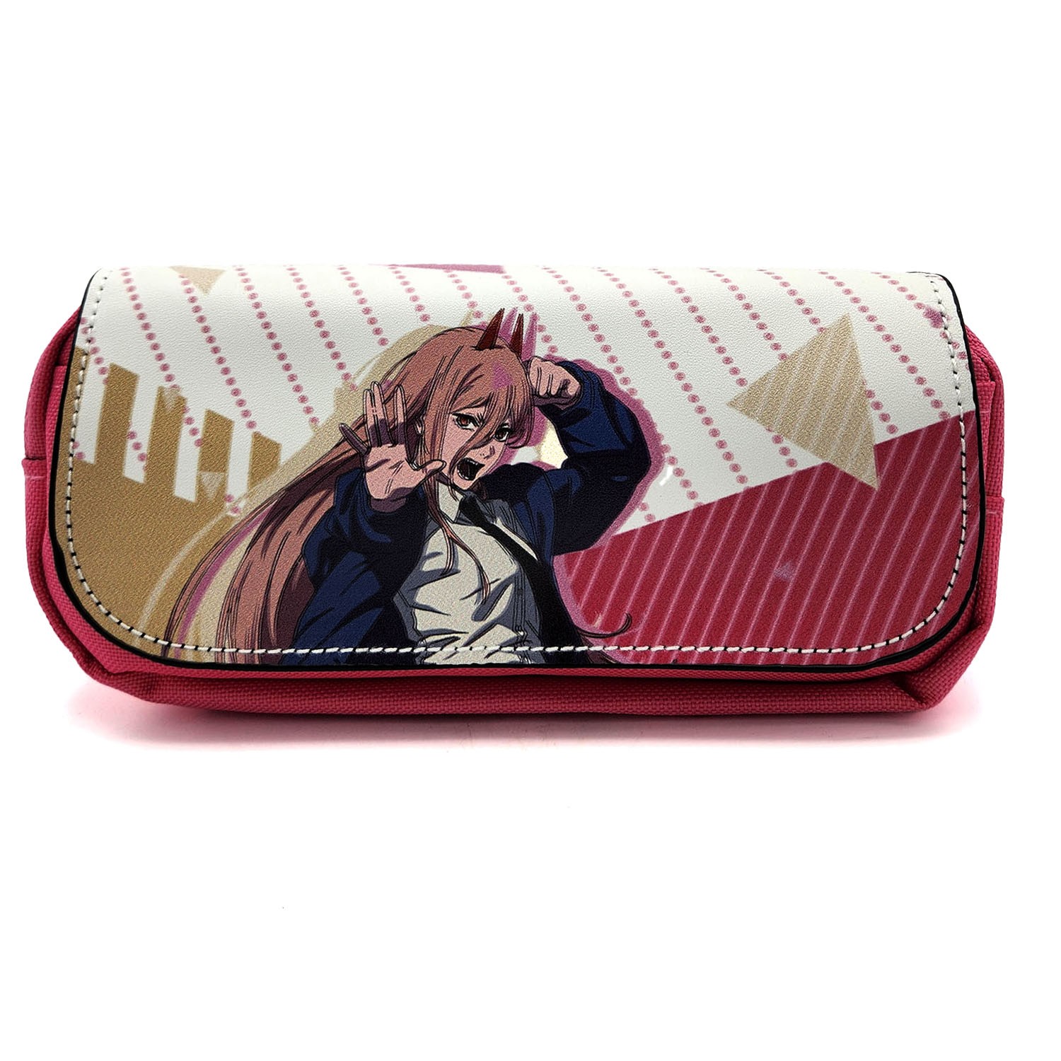 Chainsaw Man Clutch Wallet – POWER STYLE A New (Anime Pencil Case Travel Bag)
