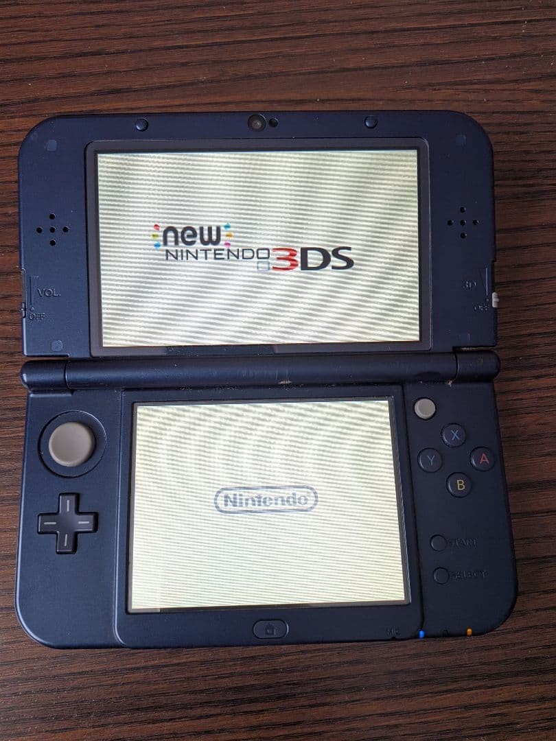 New Nintendo 3DS LL Metallic Blue Console with AC Adapter Tested Working Japan