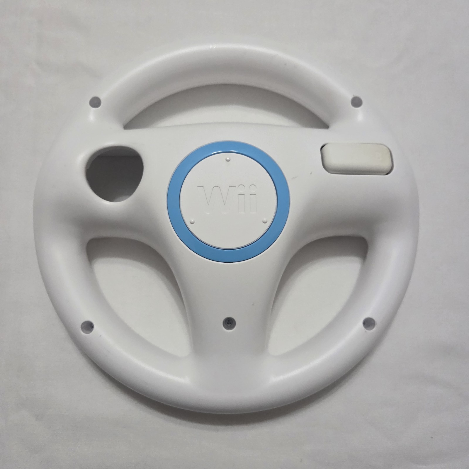 Lot of 2 Genuine Nintendo Wii Wheel Mario Kart White RVL-024