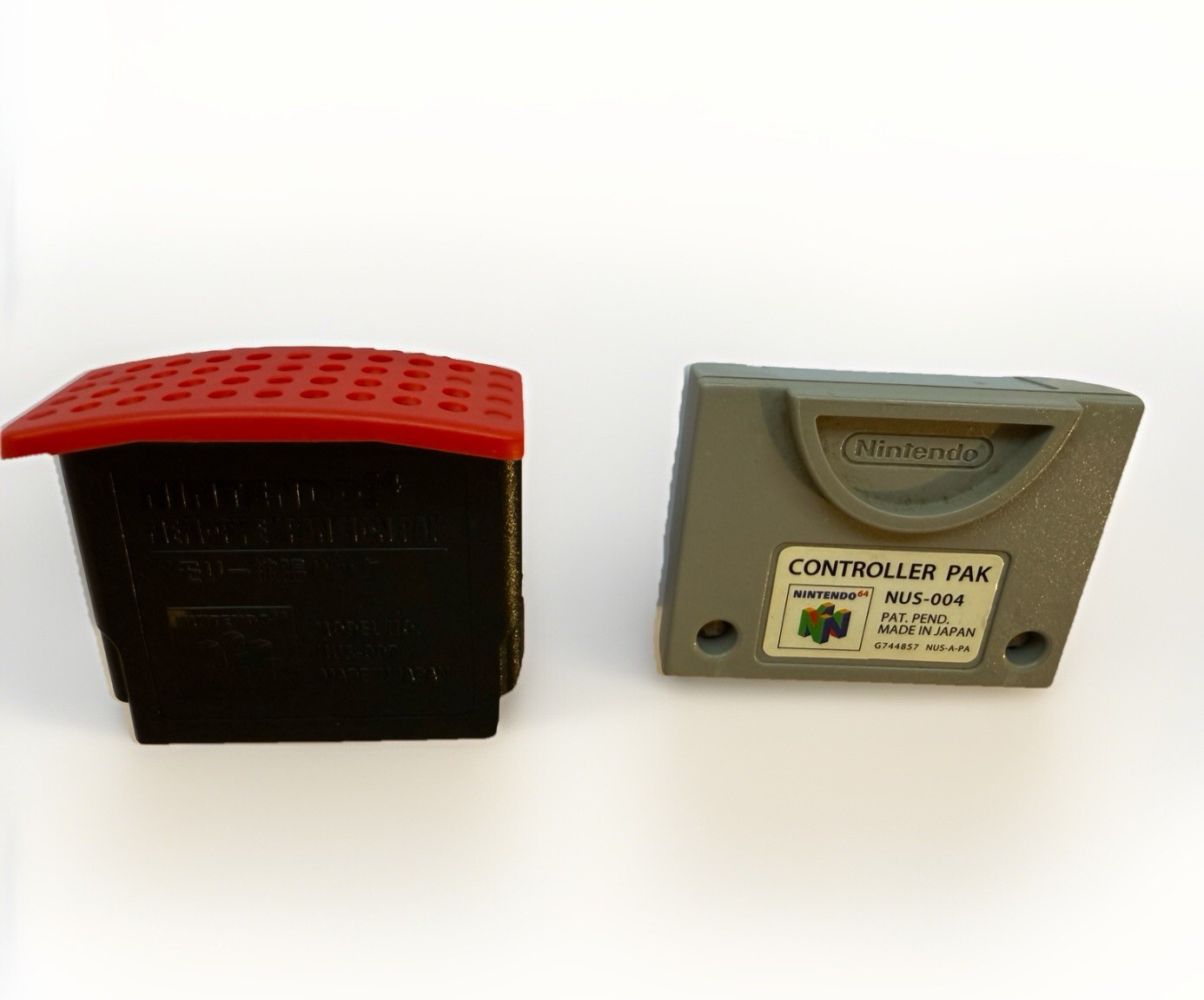 Nintendo 64 Expansion Pak + Controller Pak Bundle N64 NUS-007 NUS-004 Official