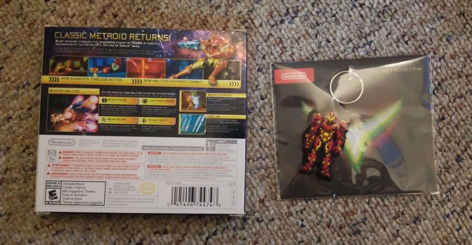 NEW – Metroid: Samus Returns Special Edition (Nintendo 3DS, 2017) w/ Keychain