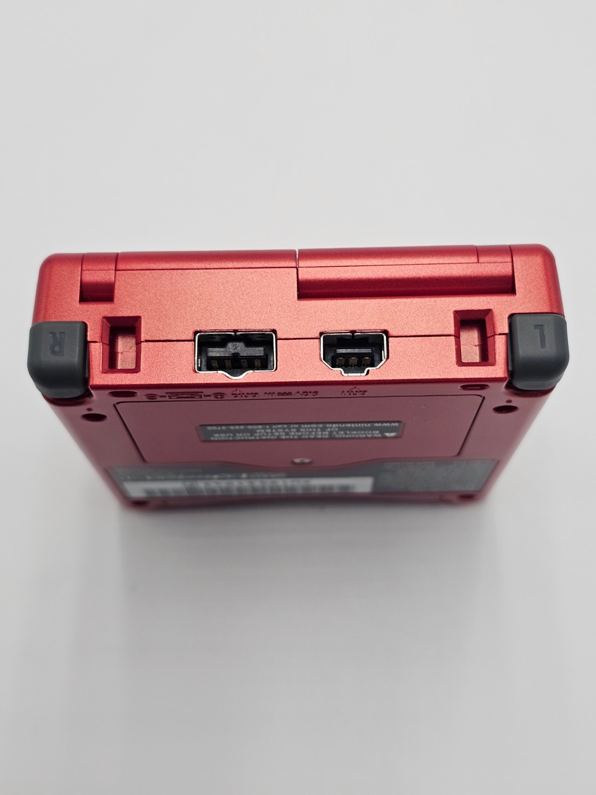Nintendo Game Boy Advance SP Handheld Game Console Flame Red AGS-001