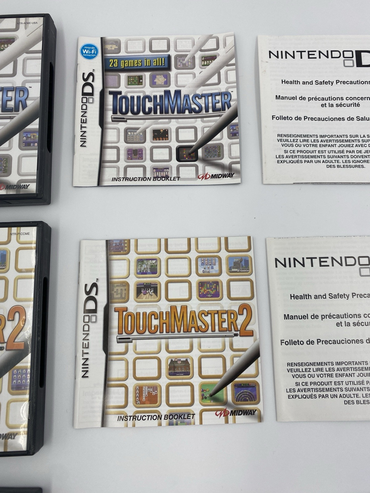 CIB Touchmaster LOT – 1, 2, 3 & Connect Nintendo DS 2DS 3DS NDS DSI Kids Puzzle