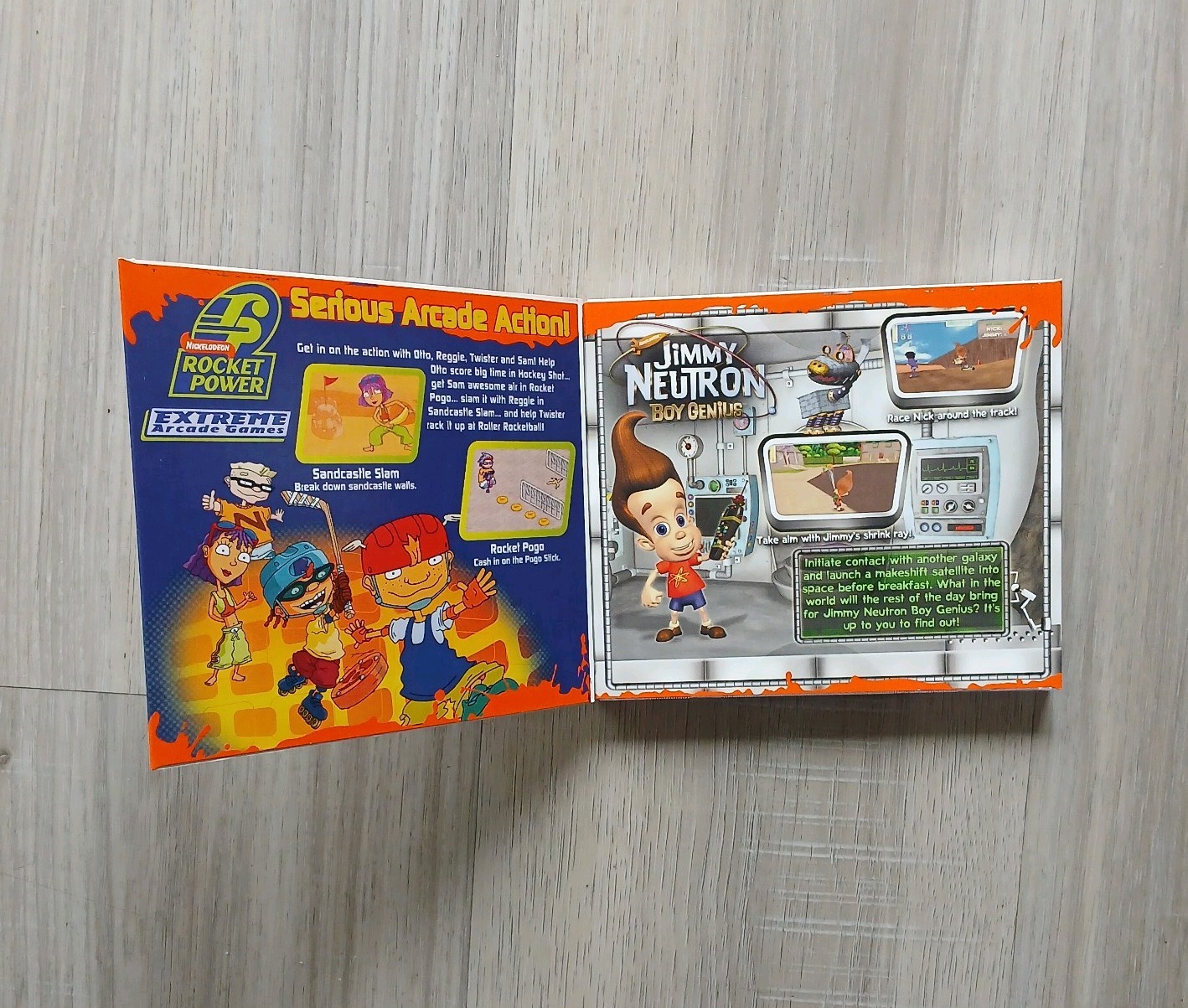Nickelodeon Rocket Power Extreme/Jimmy Neutron Boy Genius – New Sealed Mini Box