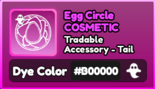 World Zero WZ – COSMETICS – #B00000 (GHOST) – TAIL