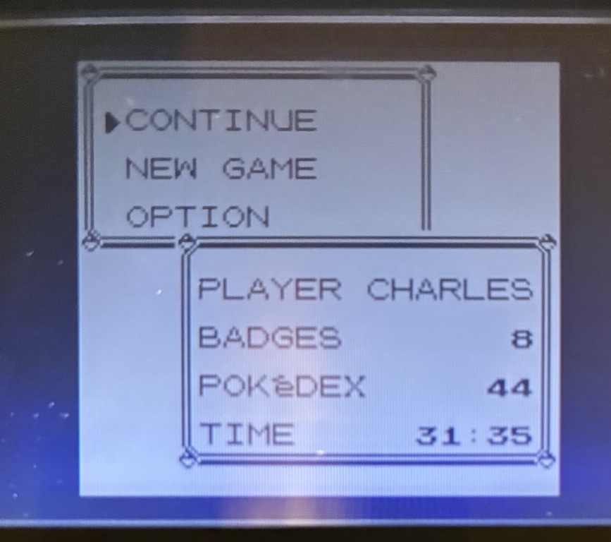 Pokemon Yellow (Game Boy) Authentic Tested Saves W/all 8 Gym Badges Poor Label