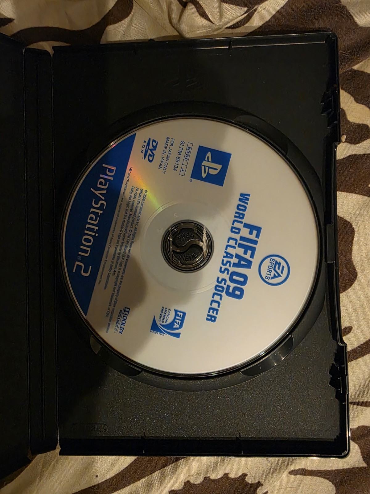 FIFA Soccer 09 PS2 Sony Playstation 2 Video Game EA Sports No Manual