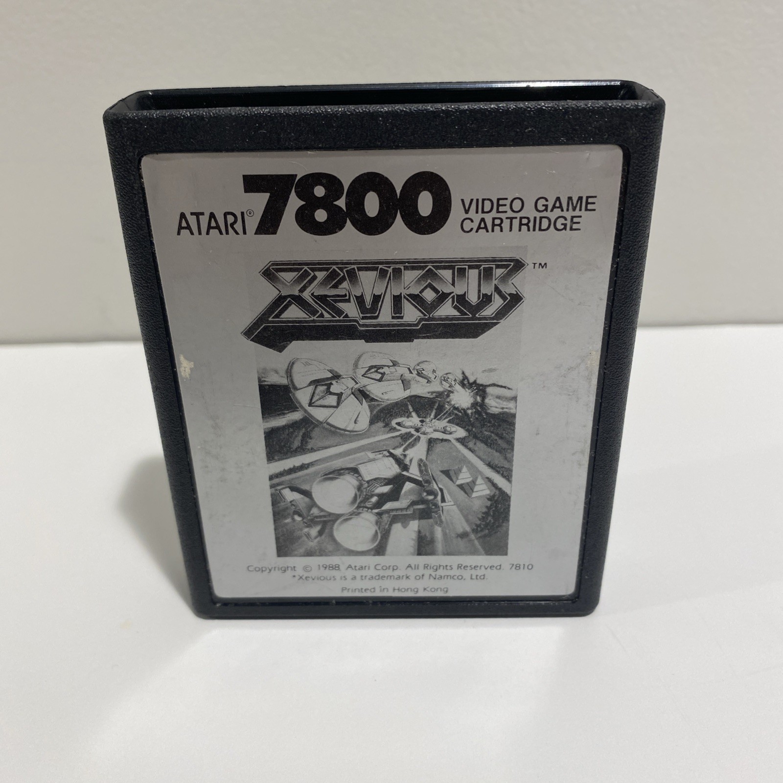 ATARI 7800 4 Game Lot Dig Dug Asteroids Xevious Food Fight TESTED Retro Bundle