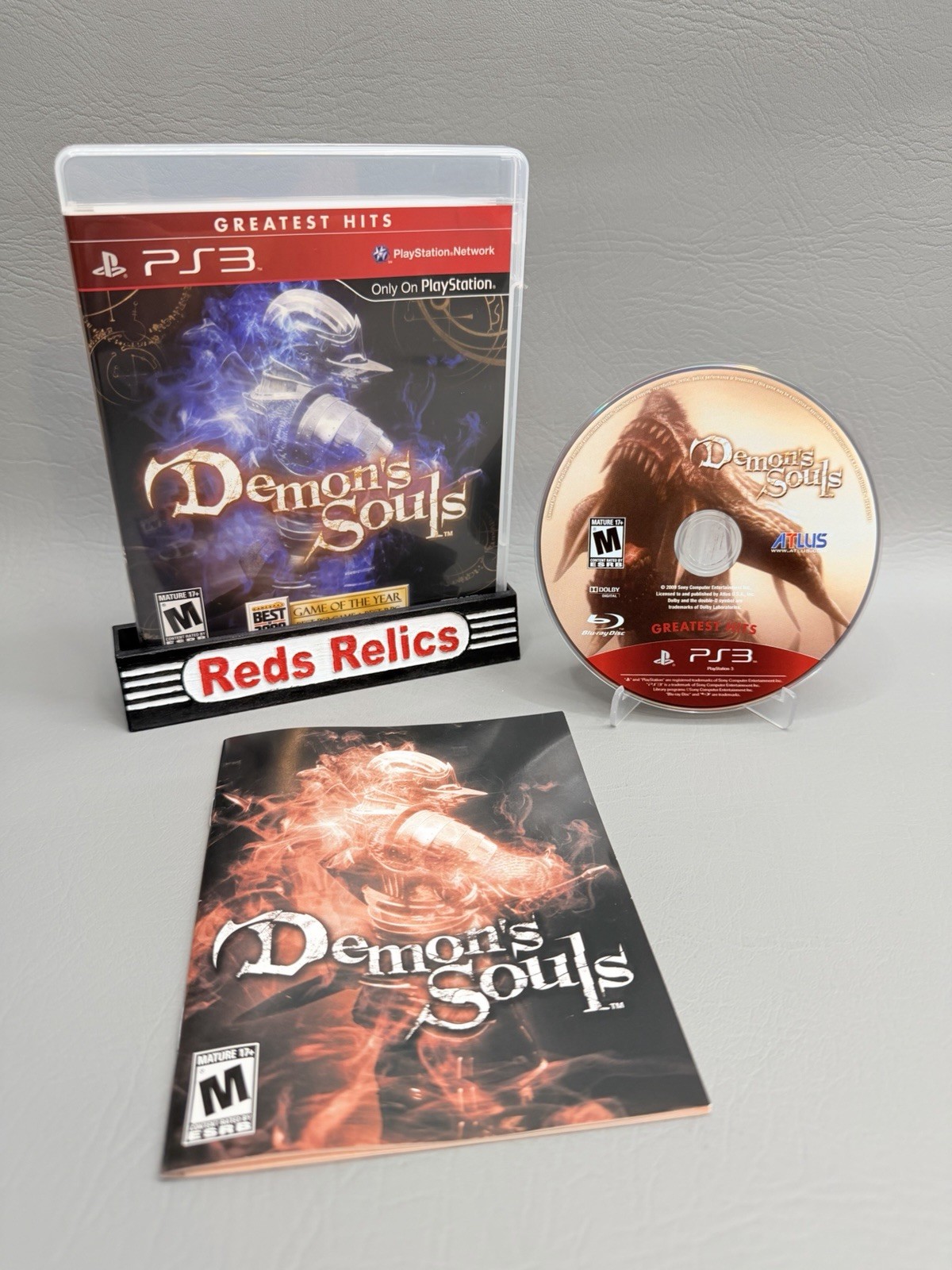 Demon’s Souls (Sony PlayStation 3, PS3) CIB Mint Condition