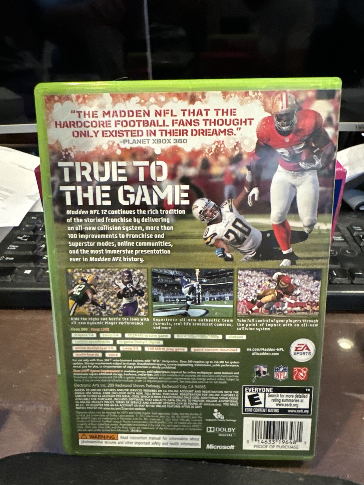 Madden NFL 12 (Microsoft Xbox 360, 2011)