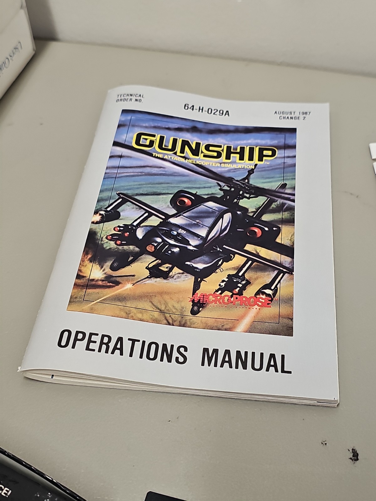 Gunship Attack Helicopter (1986) Micro Prose IBM PC
