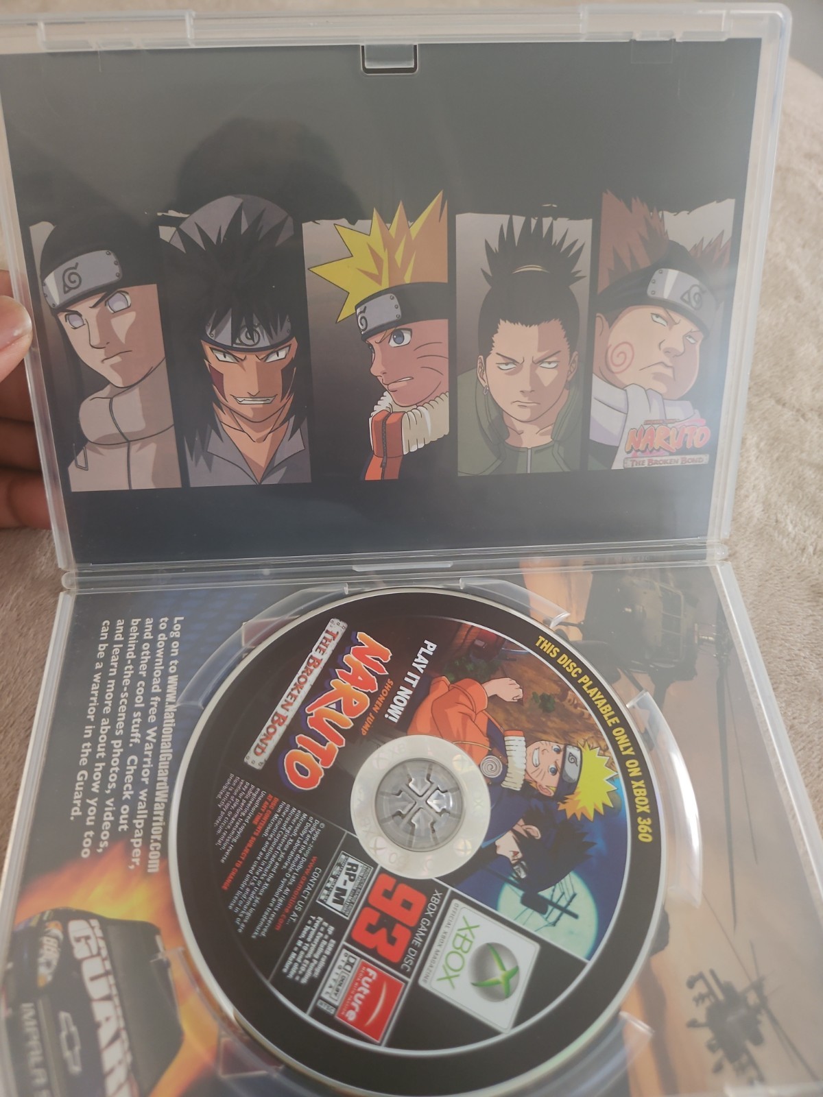 Naruto: The Broken Bond (Microsoft Xbox 360, 2008)