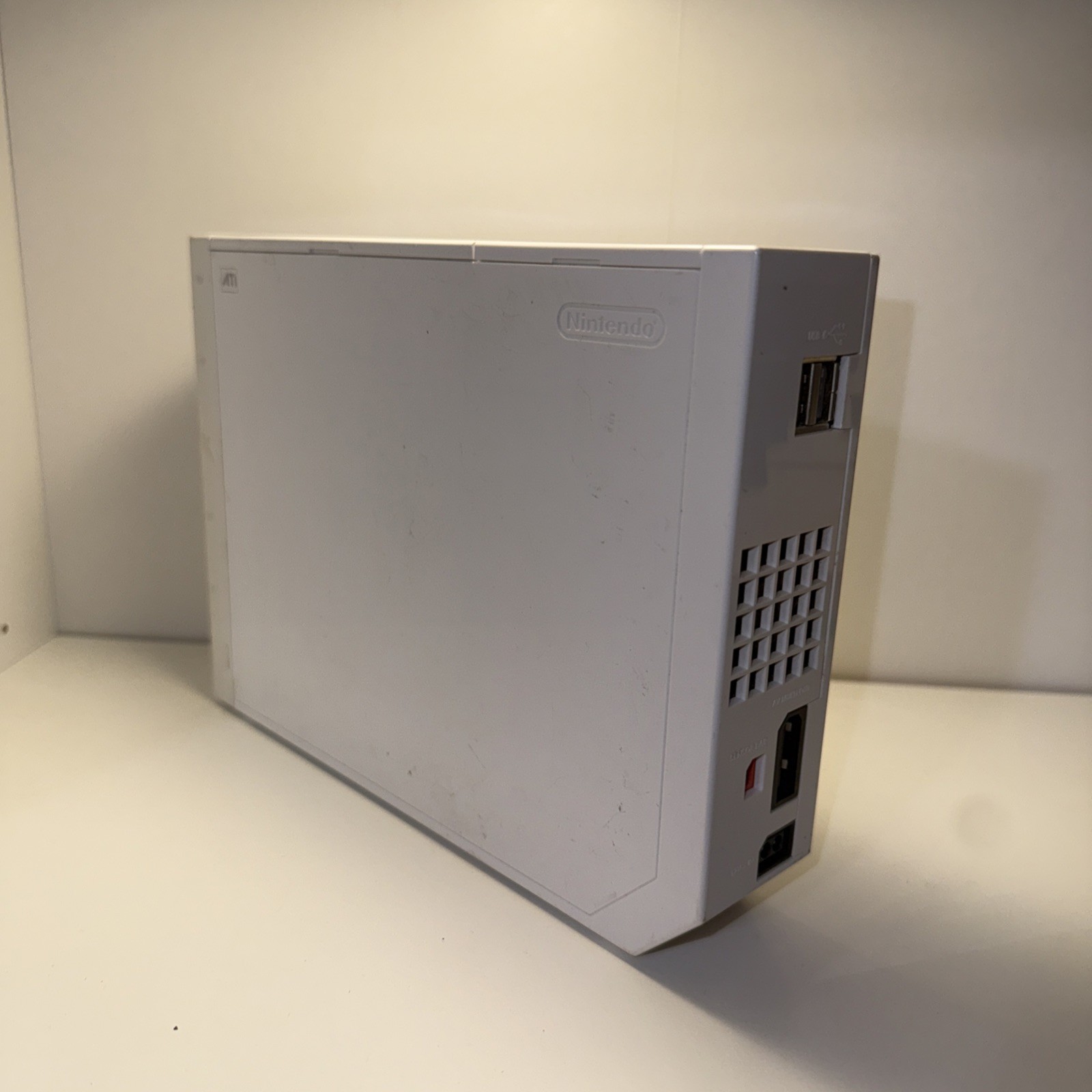 Nintendo Wii Bundle (NTSC, RVL-001) w/Sensor & Cables TESTED