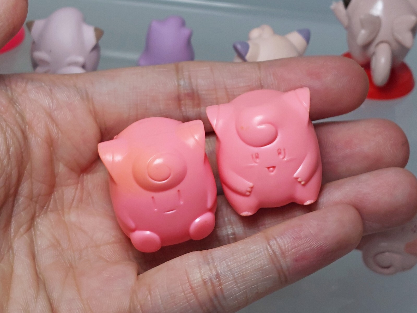 Clefable Clefairy Cleffa Pokemon Figure Set Tomy Bandai PC Banpresto 0.6-2.4in