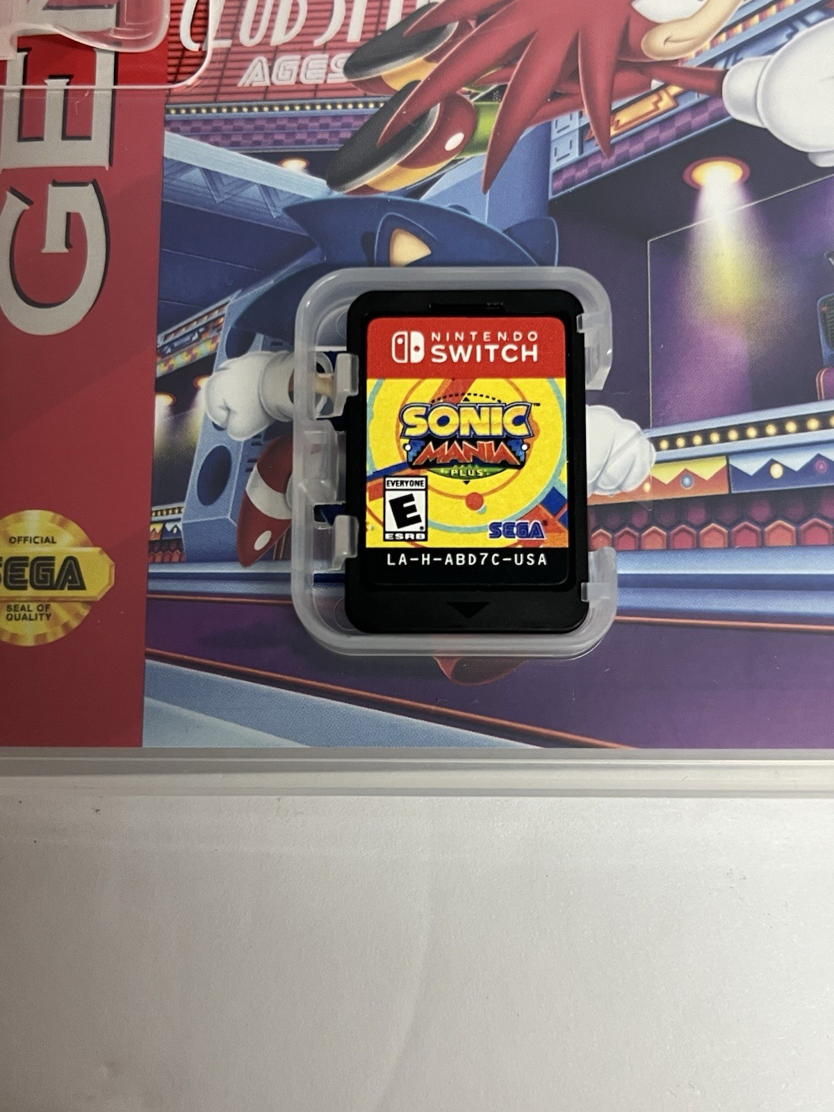 Sonic Mania Plus Nintendo Switch Video Game No Manual Multiplayers TESTED