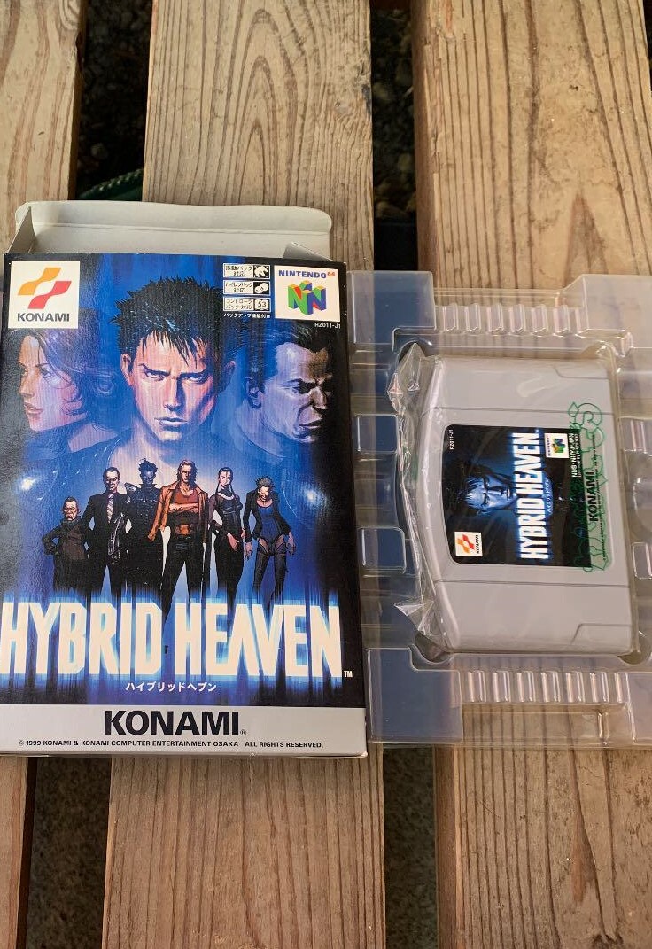 Konami 1999 Hybrid Heaven Nintendo 64 N64 Used Role Playing Japanese Retro Game
