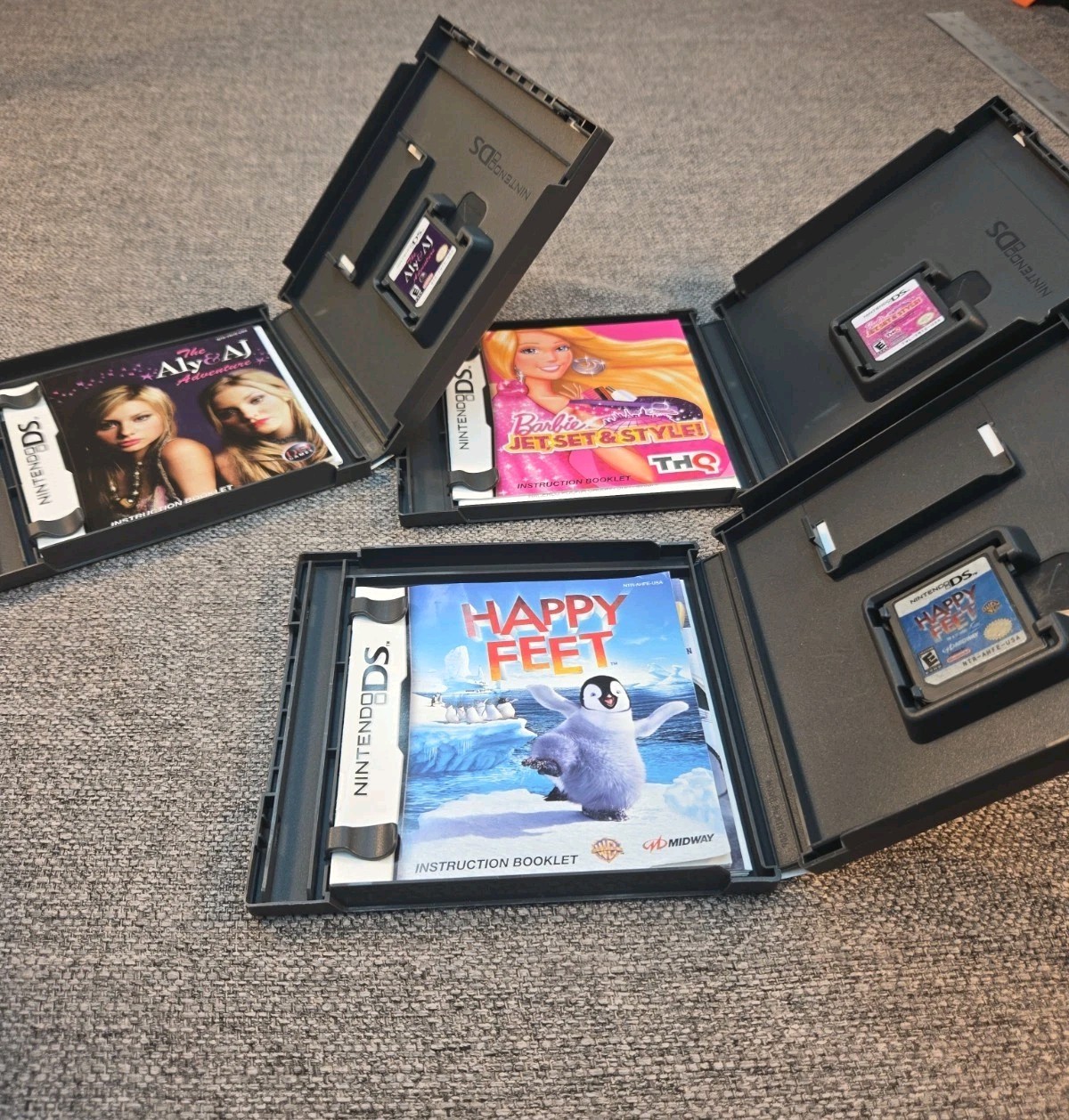 Nintendo DS Video Game Lot – 11 Games Frozen Disney Wappydog & More