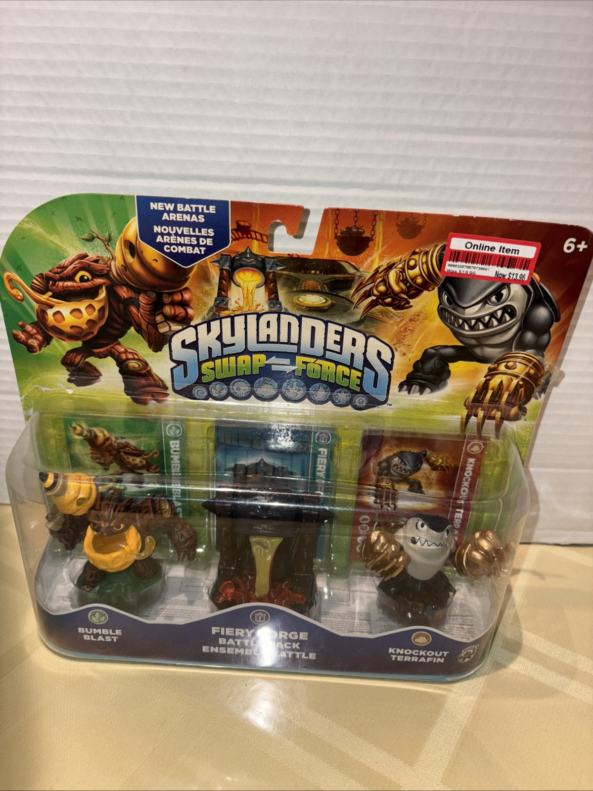 Skylanders Swap Force Fiery Forge Action Pack Ensemble Battle Open Box/ Taped
