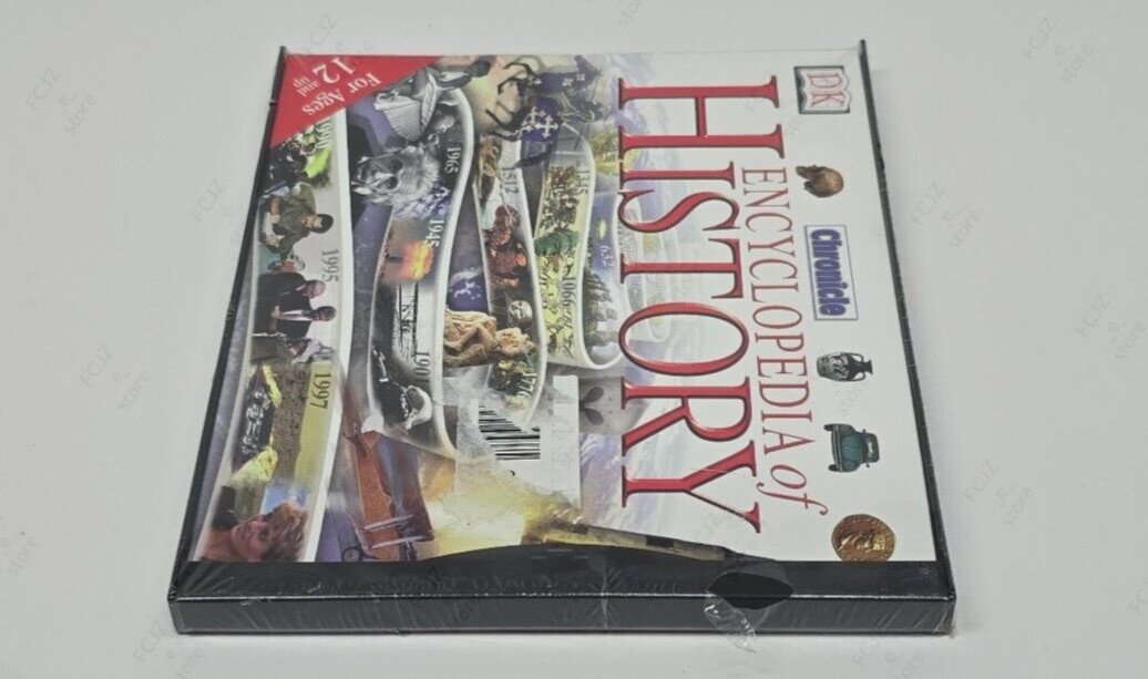 Encyclopedia of History (Windows 95, PC CD-ROM, 1997, DK Chronicle) NEW