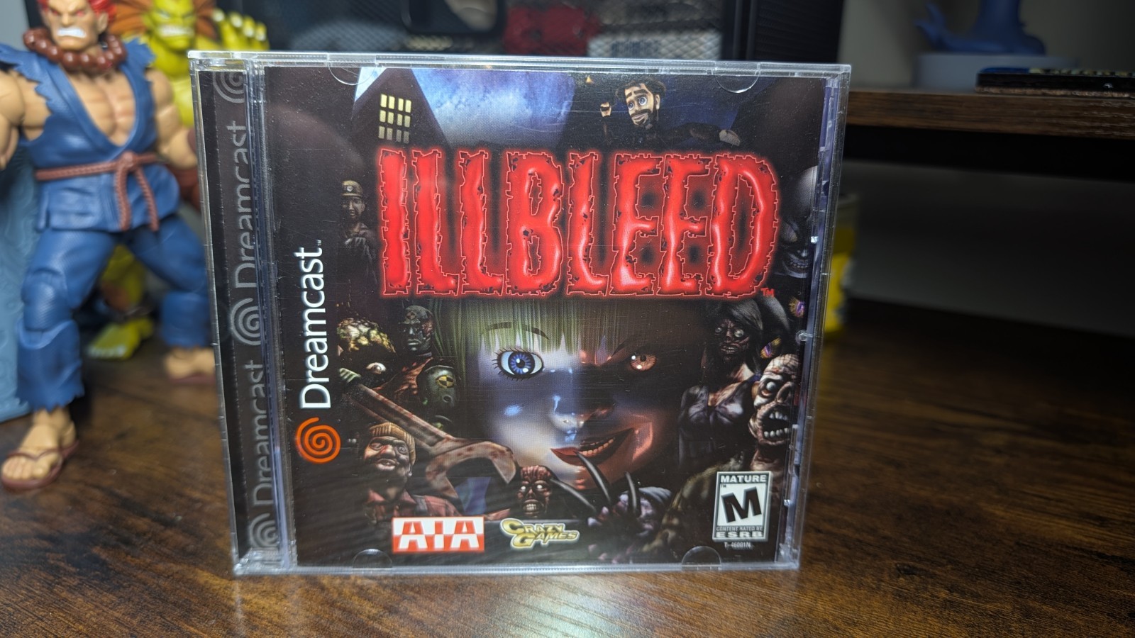 ILLBLEED Sega Dreamcast 2001 Very Good Condition Crazy Games VIDEO OF BOOTUP