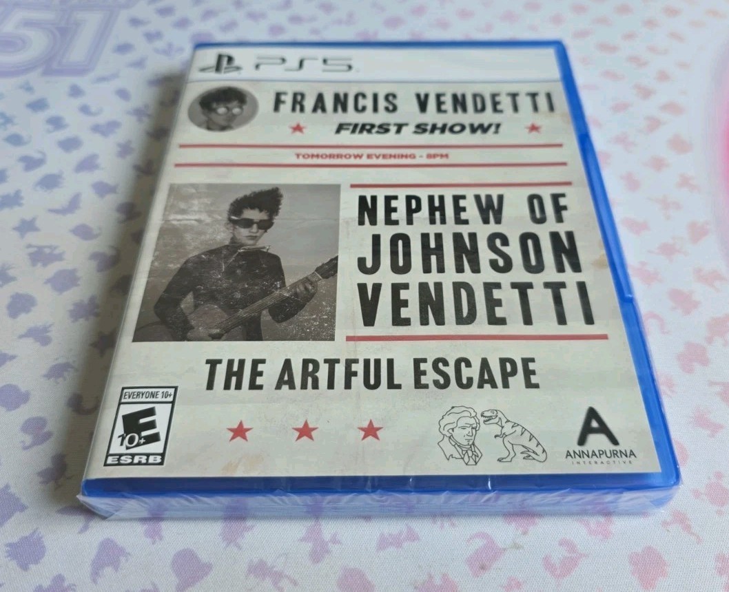 The Artful Escape (PS5) – RARE & Sold Out iam8bit Exclusive Edition with Extras!