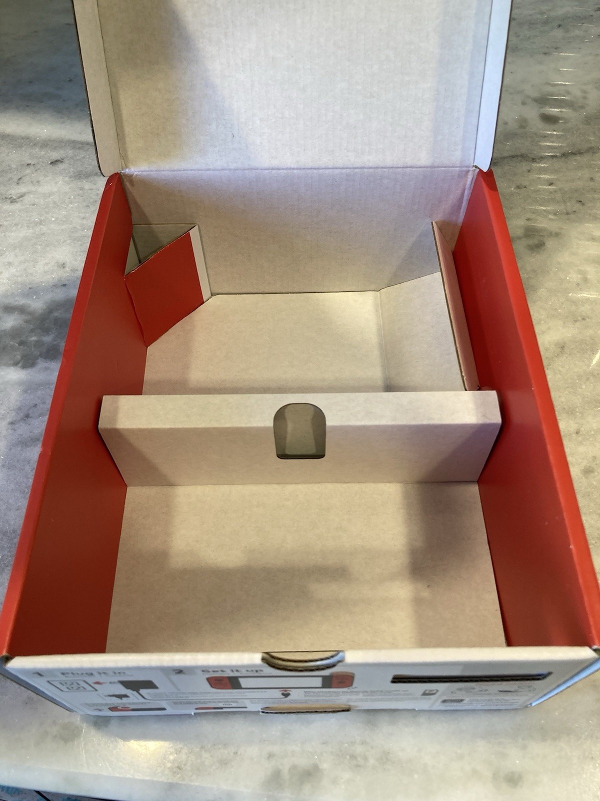 Nintendo Switch ZELDA OLED EMPTY BOX with Cardboard Insert Tray Owners Manual US