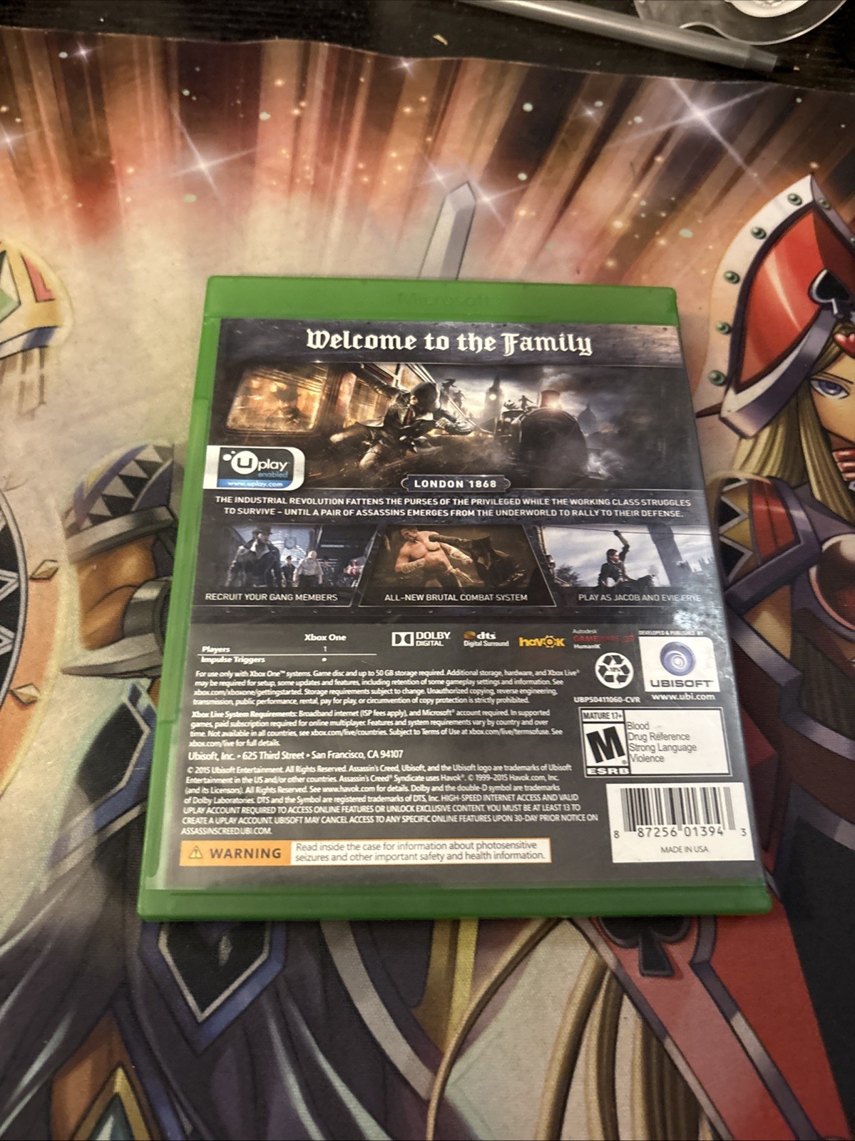 Assassin’s Creed Syndicate (Xbox One, 2015) Video Game CIB