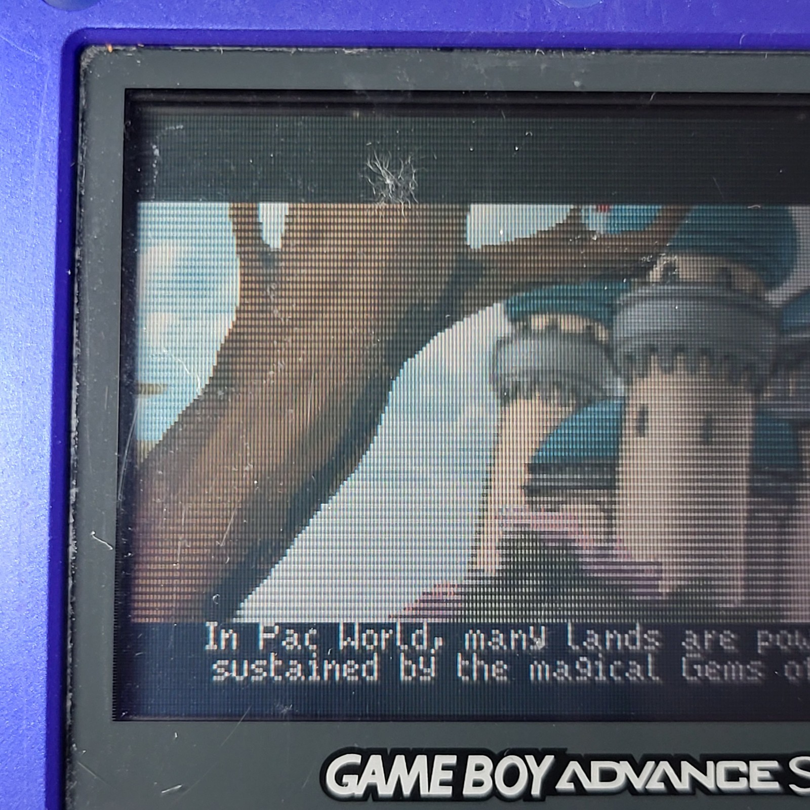 Nintendo Game Boy Advance SP Cobalt Blue AGS-001 w/ 3 Games *Screen Blemish