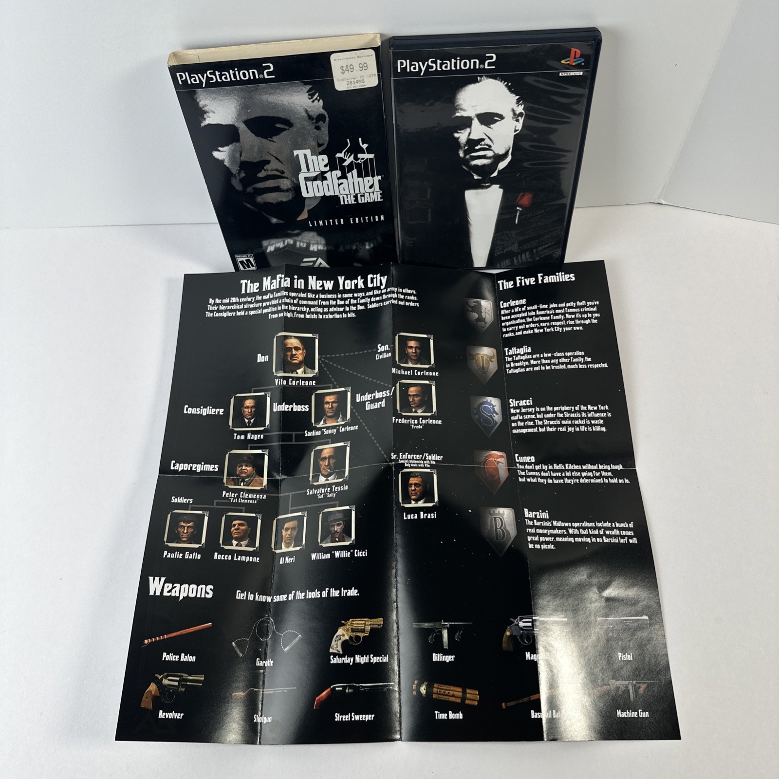 The Godfather The Game Limited Edition PS2 2006 CIB In Excellent Condition