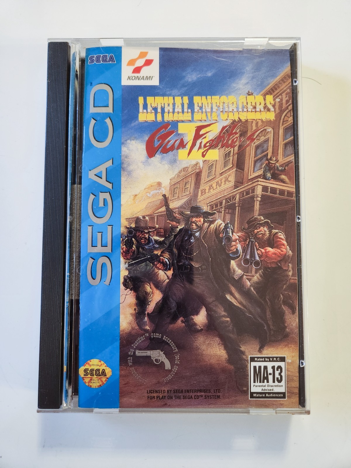 Lethal Enforcers II Sega CD CIB Tested Excellent Condition