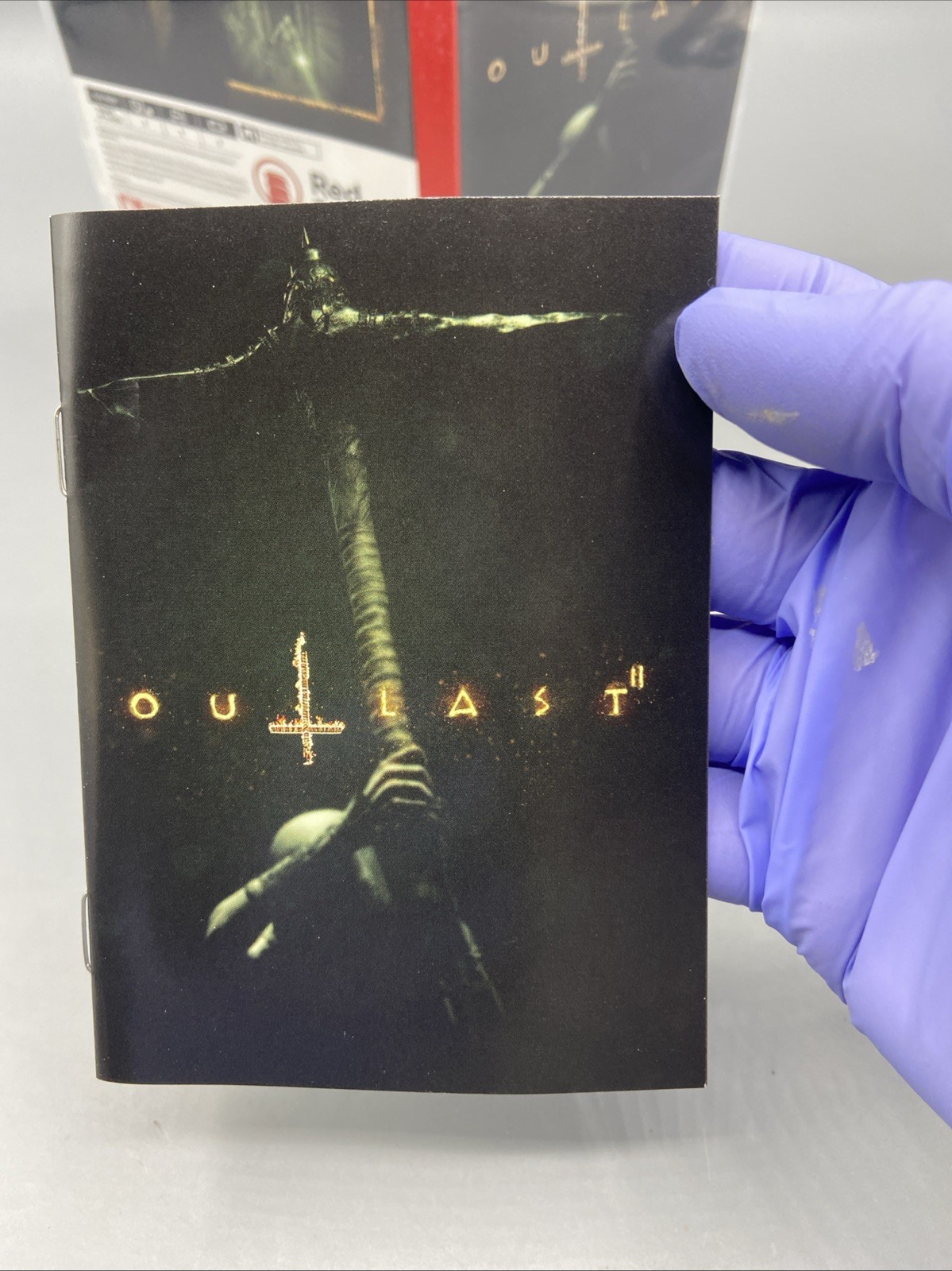 Outlast 2 Nintendo Switch 2018 Survival Horror Game **CASE MANUAL ONLY** NO GAME