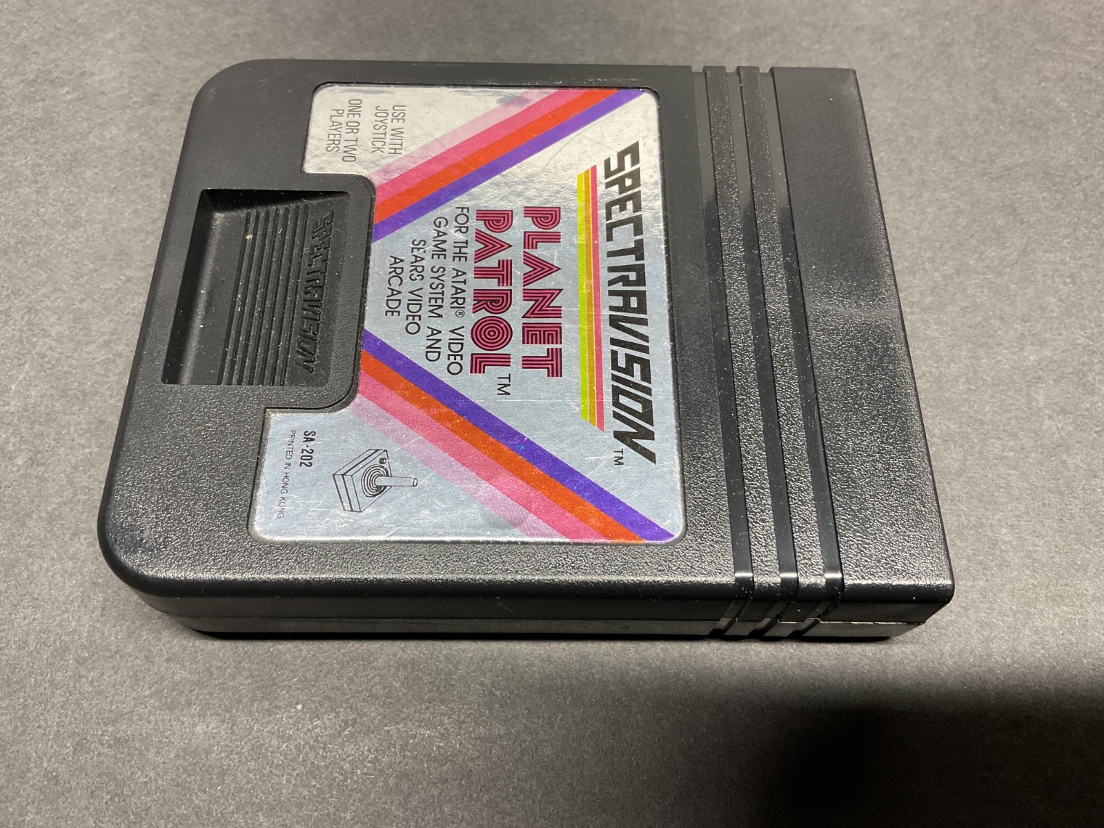 Atari 2600 Planet Patrol Game and Manual Tested