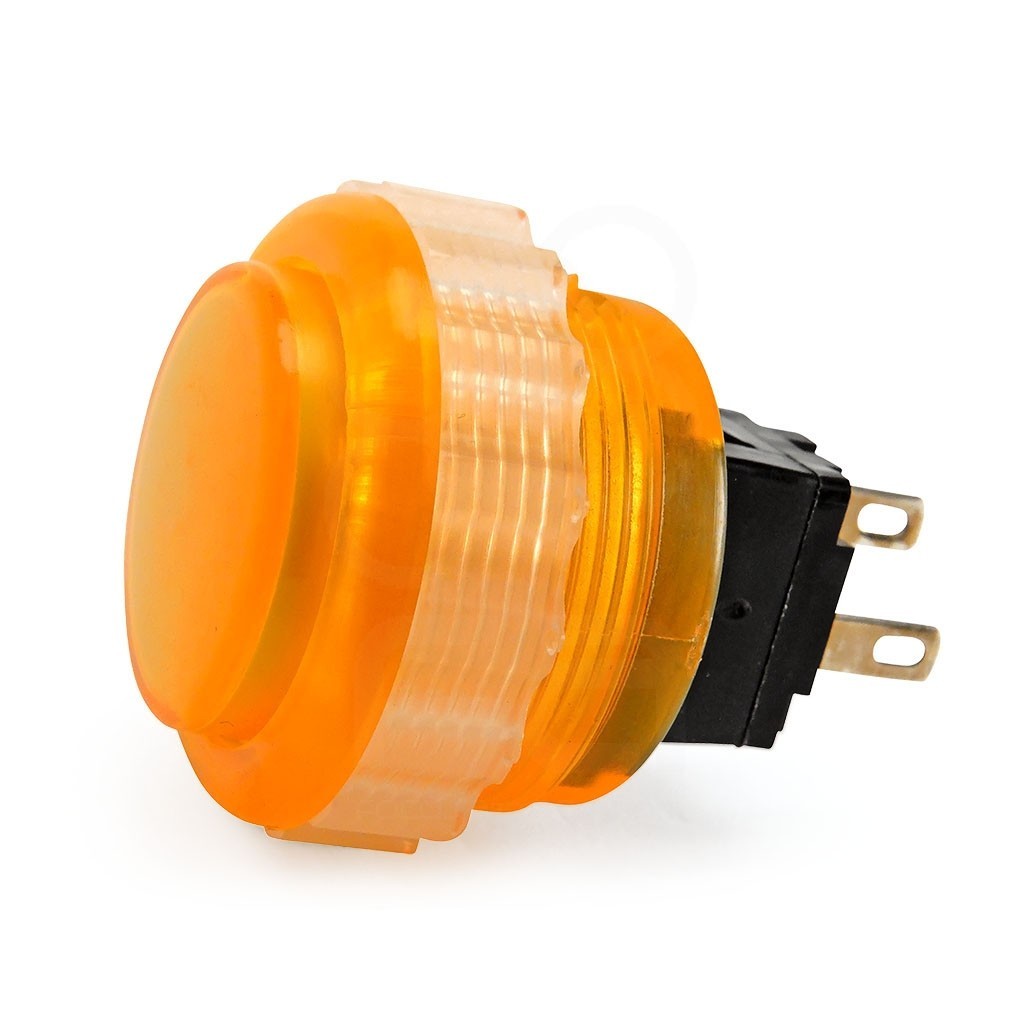 Seimitsu PS-14-DN-K 24mm Translucent Screw-In Arcade Button – Japanese Style