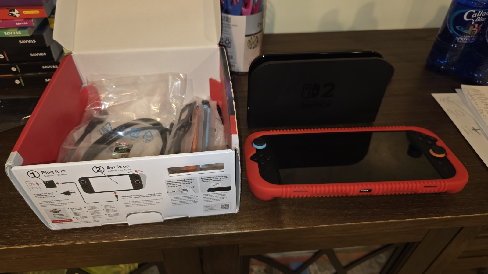Nintendo Switch 2 System Black Console w/Joy-Cons + Dock, Case + BARELY USED