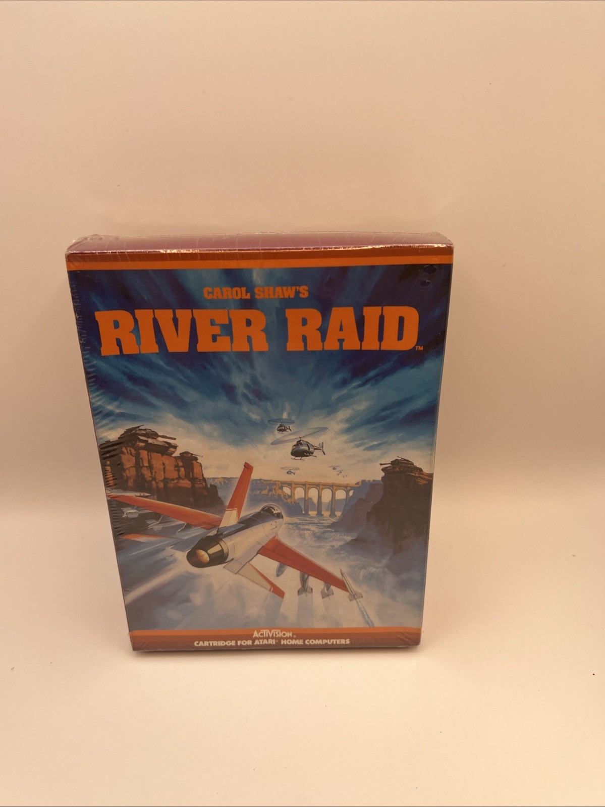 Carol Shaw’s River Raid Activision for the Atari Cartridge & Box!