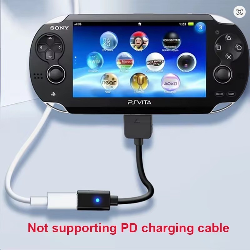Type C to PSP Go Charging Cable USB Adapter Power Data Cord Sony PSP Go